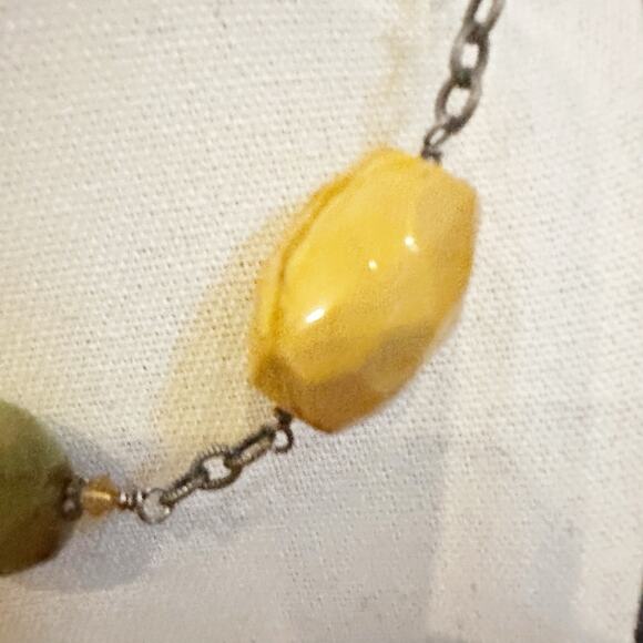 silpada N1296 Chunky Stone Necklace Retired * flaw Boho Bohemian - Picture 9 of 12